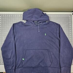 Polo Ralph Lauren Hoodie Mens XL Blue Performance Preppy Casual Leisure Outdoor
